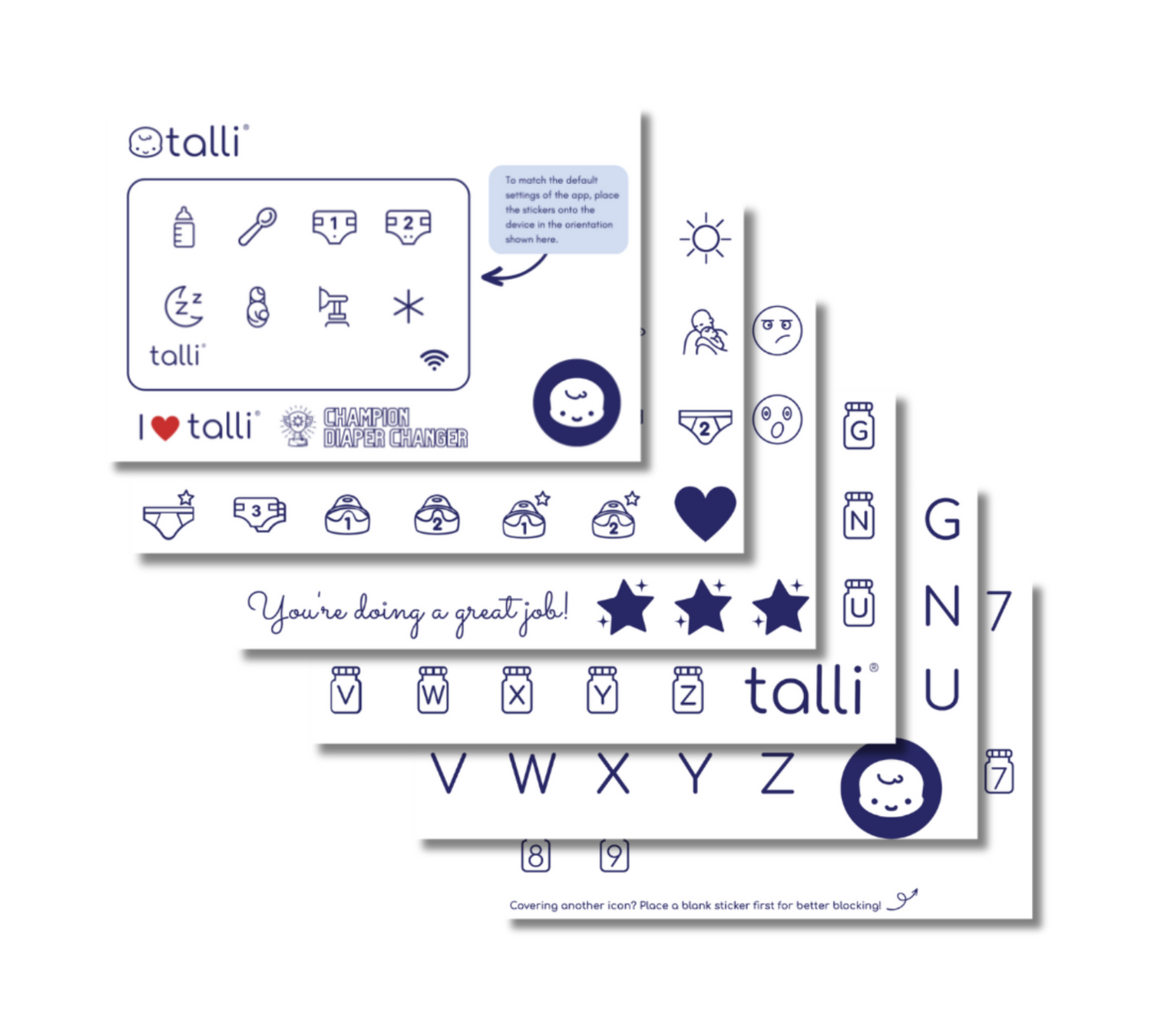 Talli Baby - Replacement Decals