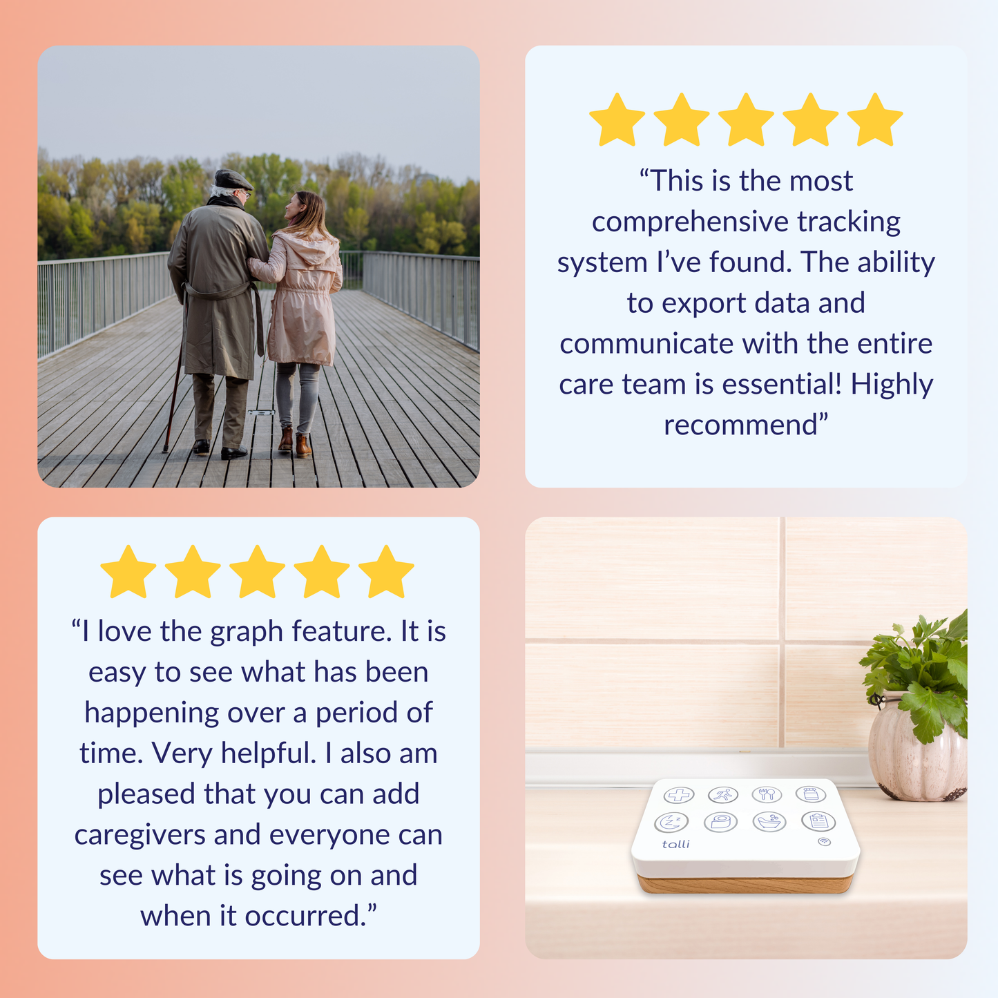 Talli Care Adult Care Tracker