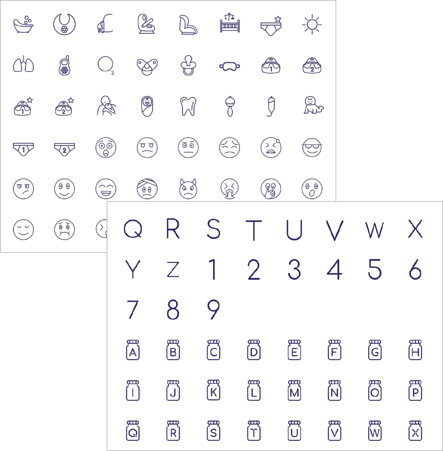 Talli Baby - Replacement Decals