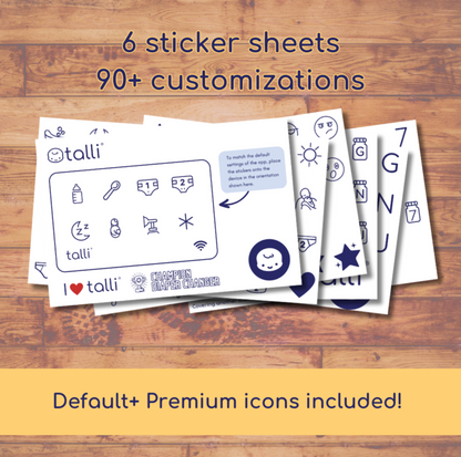 Talli Baby - Replacement Decals